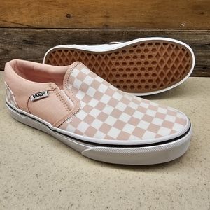 Vans - Asher pink checker Missy size 4